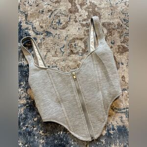 White Fox corset top jersey XS